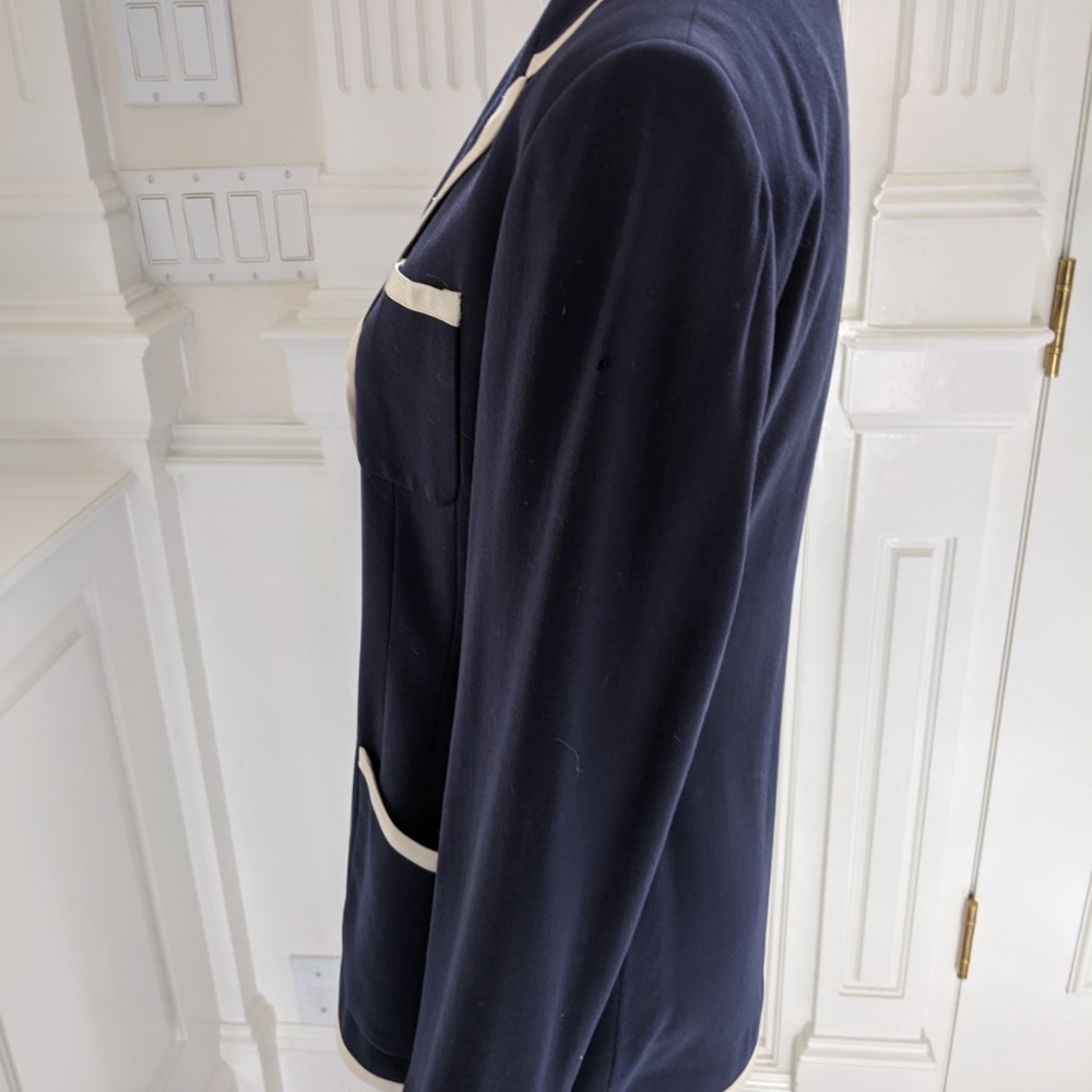 Ralph Lauren Vintage Navy Blazer Size 6 - Picture 3 of 4